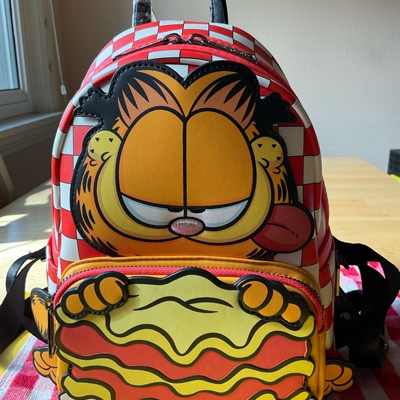 🍕🎒🍕 LOUNGEFLY LASAGNA GARRFIELD BACKPACK 🍕🎒🍕 NWT 🍕 - Picture 16 of 16